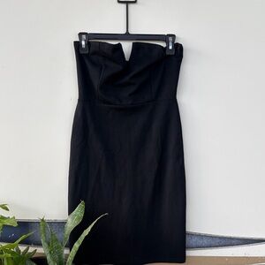 bishop + young Classic Black Strapless Dress